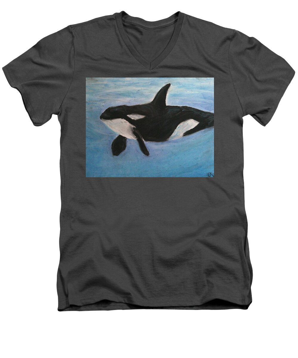 Orca Calls  - Men's V-Neck T-Shirt