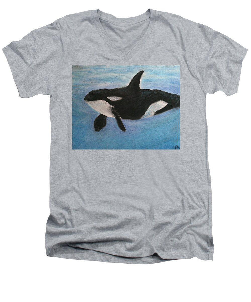 Orca Calls  - Men's V-Neck T-Shirt