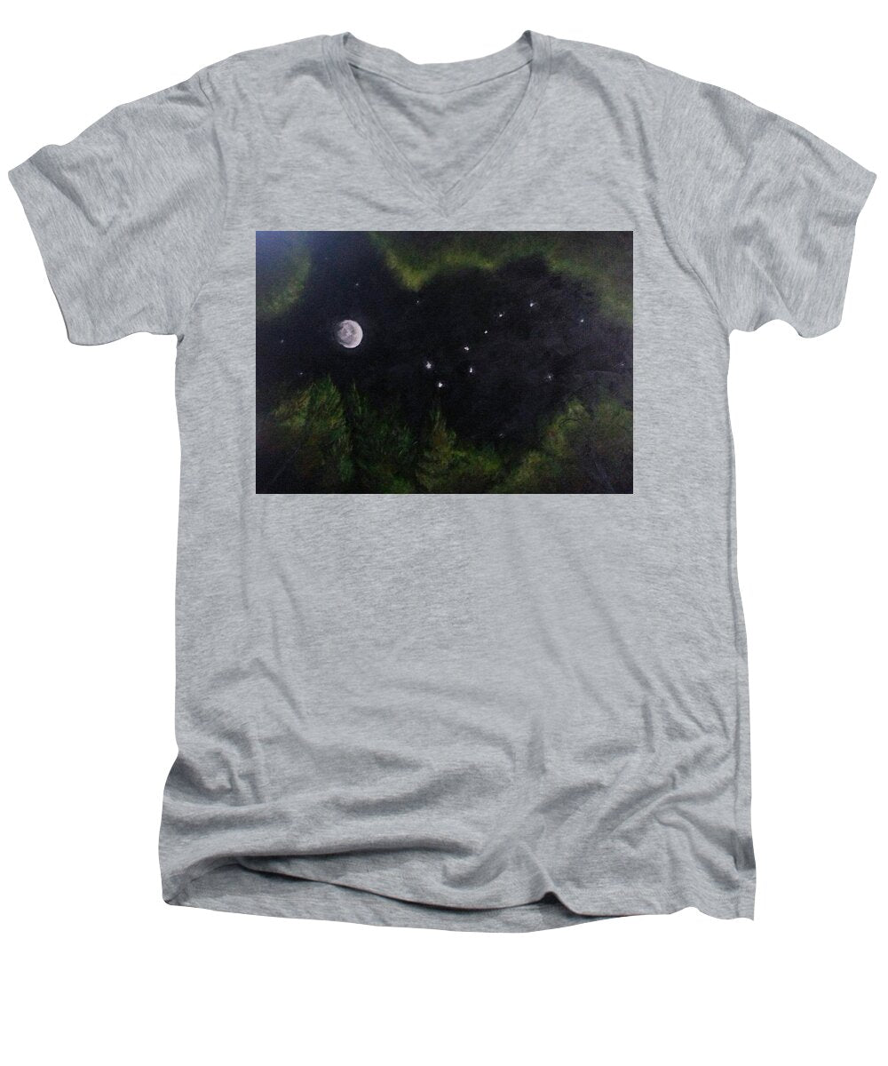 Sky Night Dip - Men's V-Neck T-Shirt