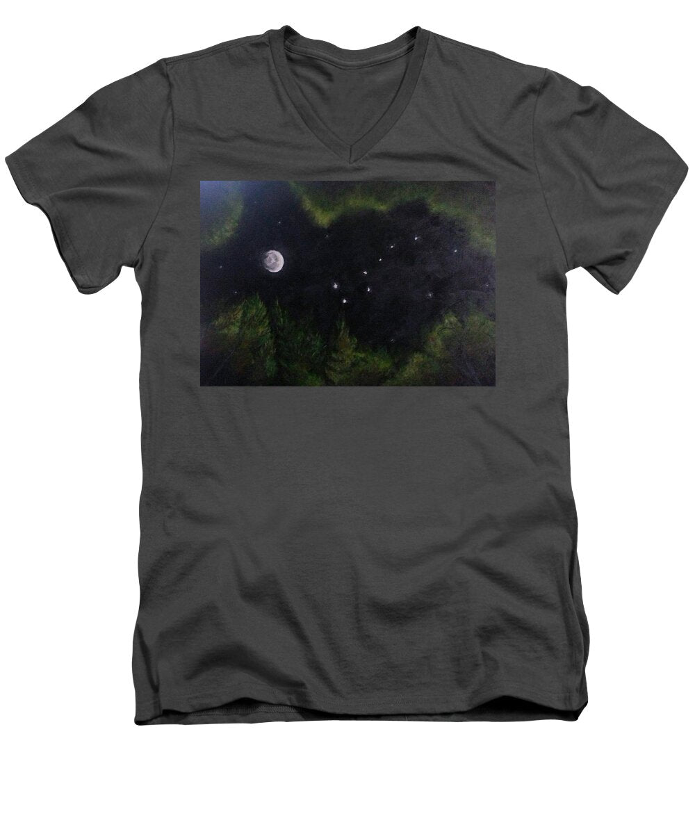 Sky Night Dip - Men's V-Neck T-Shirt