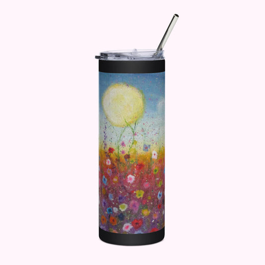 Petalled Skies ~ Stainless Steel Tumbler