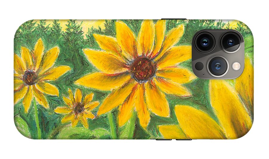 Sunflower on Rainbows - Phone Case