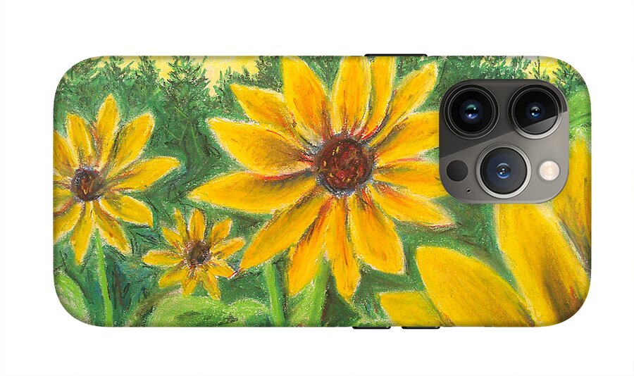 Sunflower on Rainbows - Phone Case