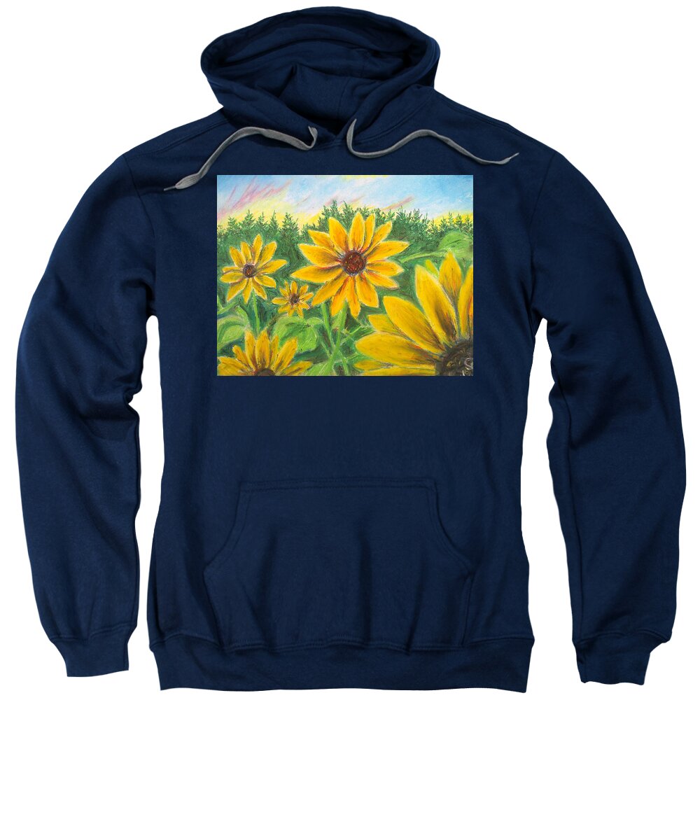 Sunflower on Rainbows - Sweatshirt