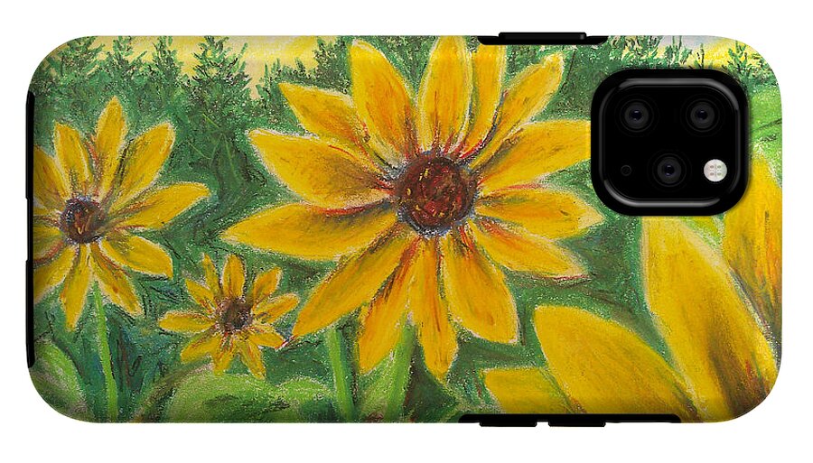 Sunflower on Rainbows - Phone Case