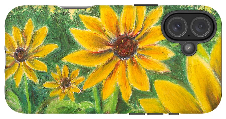 Sunflower on Rainbows - Phone Case