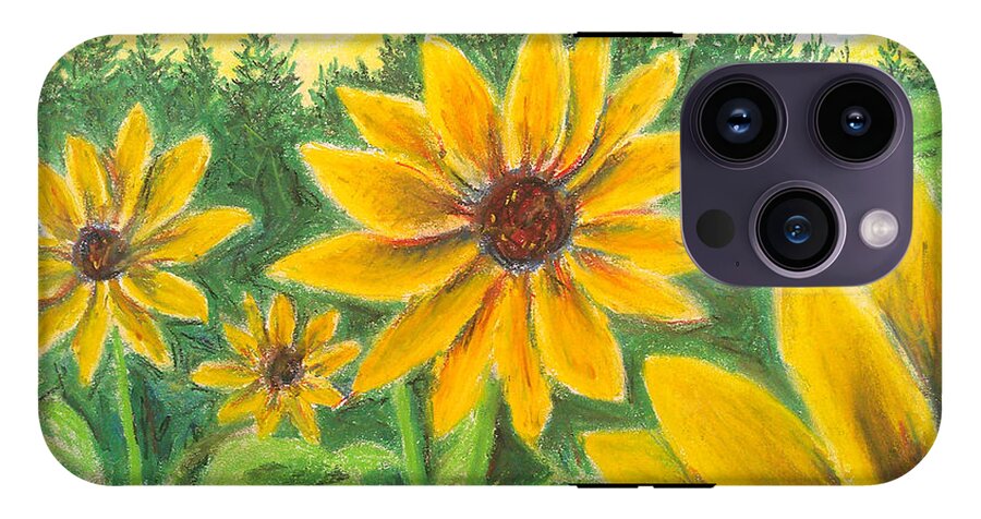 Sunflower on Rainbows - Phone Case