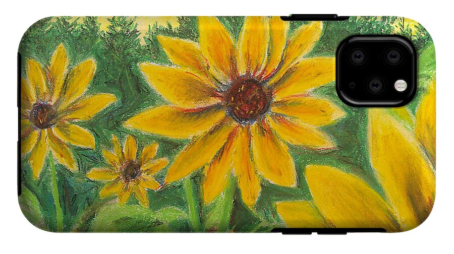 Sunflower on Rainbows - Phone Case