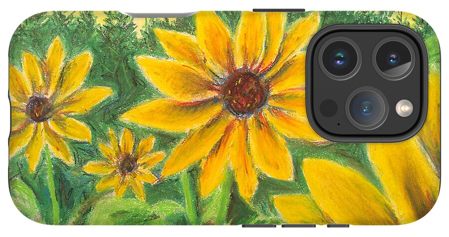 Sunflower on Rainbows - Phone Case