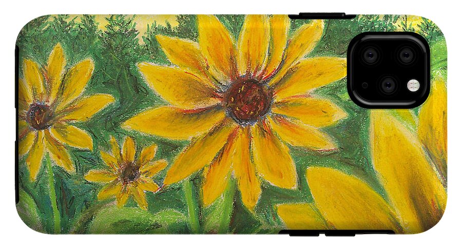 Sunflower on Rainbows - Phone Case