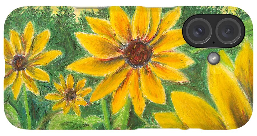 Sunflower on Rainbows - Phone Case