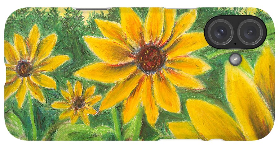 Sunflower on Rainbows - Phone Case