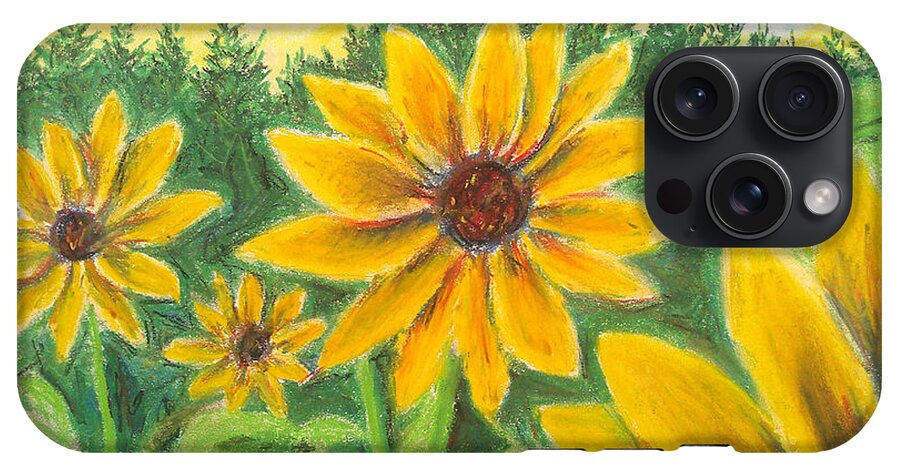 Sunflower on Rainbows - Phone Case