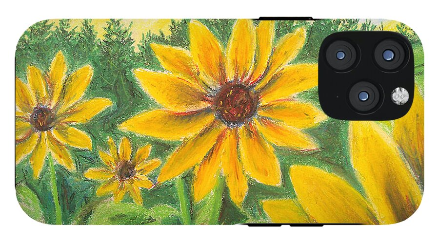 Sunflower on Rainbows - Phone Case