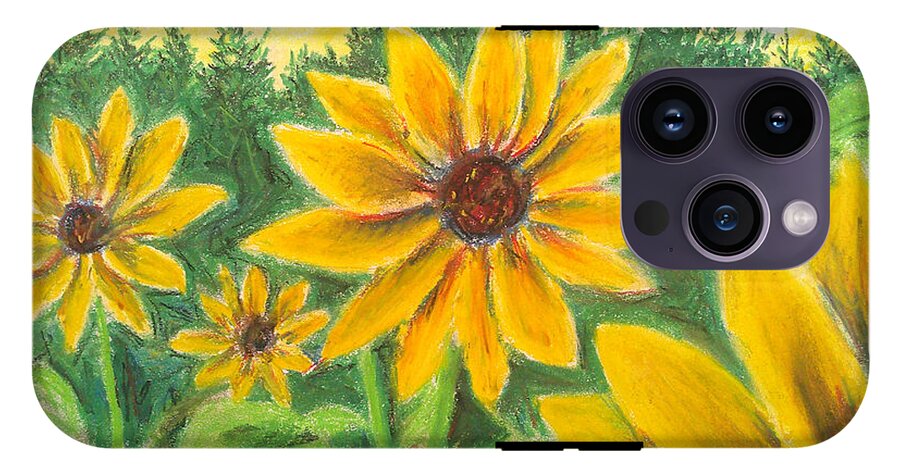 Sunflower on Rainbows - Phone Case