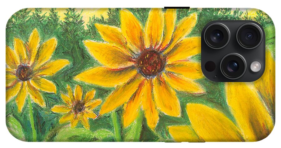 Sunflower on Rainbows - Phone Case