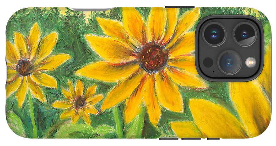 Sunflower on Rainbows - Phone Case