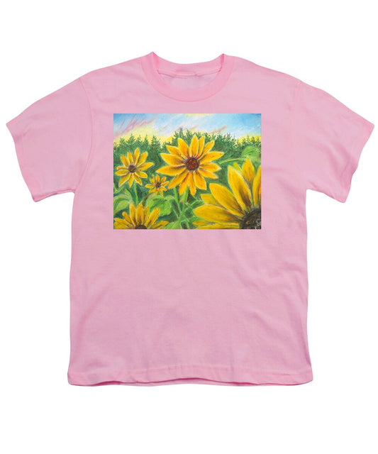 Sunflower on Rainbows - Youth T-Shirt