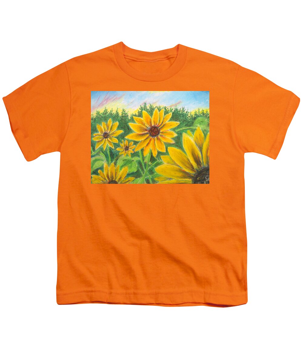 Sunflower on Rainbows - Youth T-Shirt