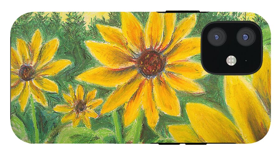 Sunflower on Rainbows - Phone Case