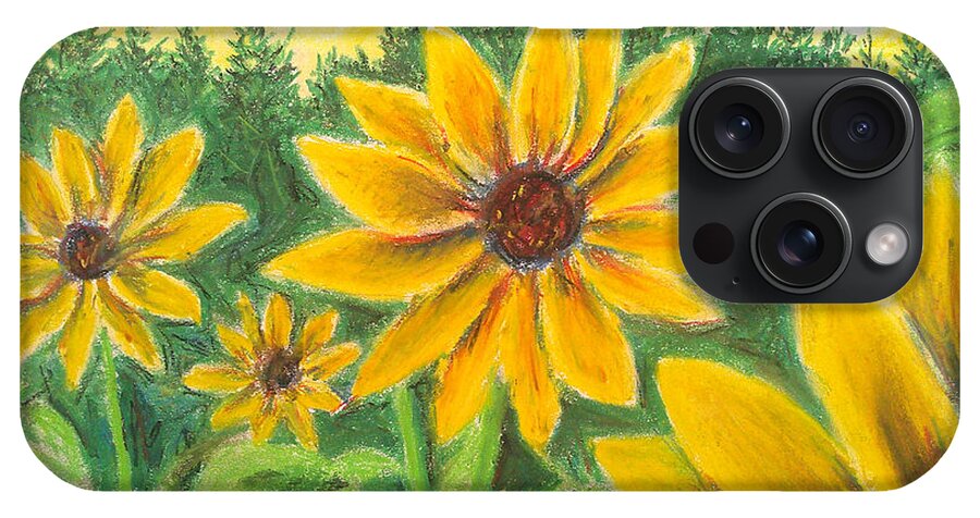 Sunflower on Rainbows - Phone Case