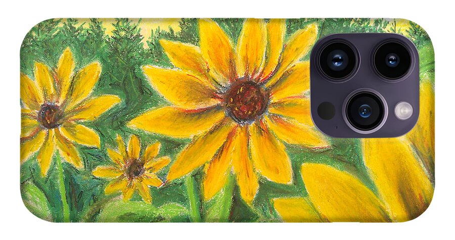 Sunflower on Rainbows - Phone Case