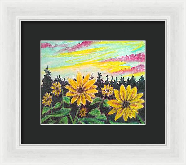 Sunflower Souls - Framed Print