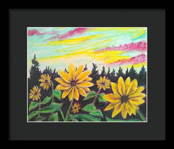 Sunflower Souls - Framed Print