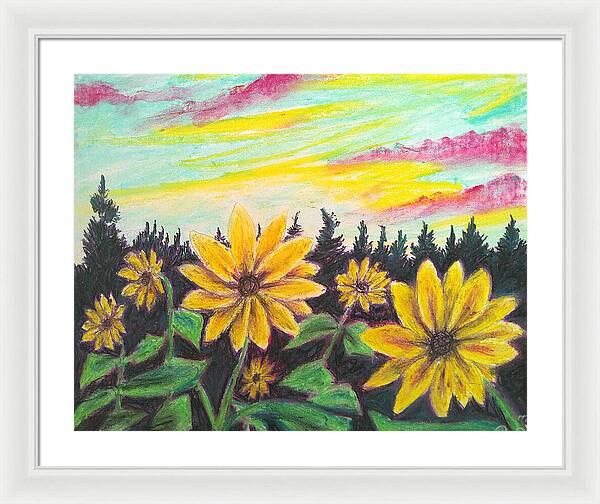 Sunflower Souls - Framed Print