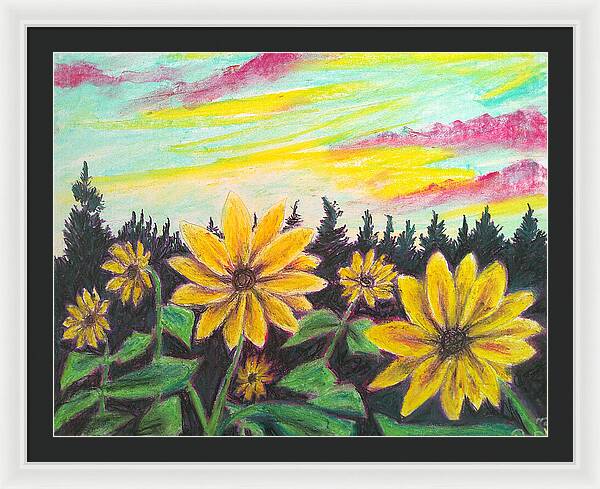 Sunflower Souls - Framed Print