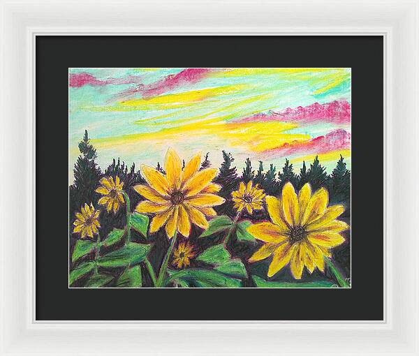 Sunflower Souls - Framed Print