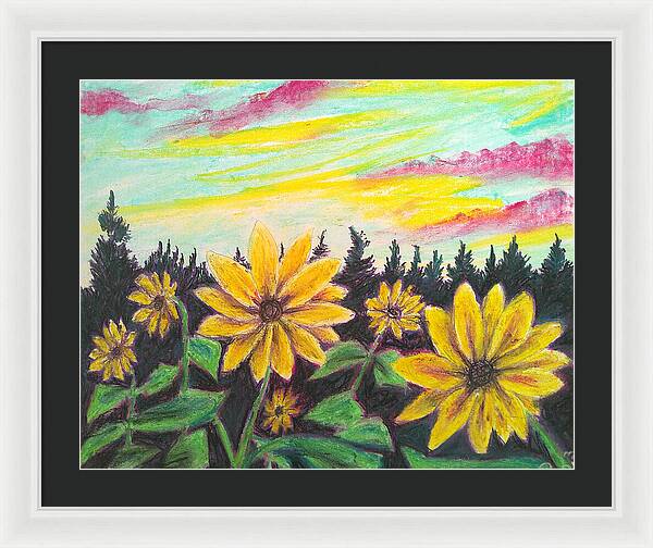 Sunflower Souls - Framed Print