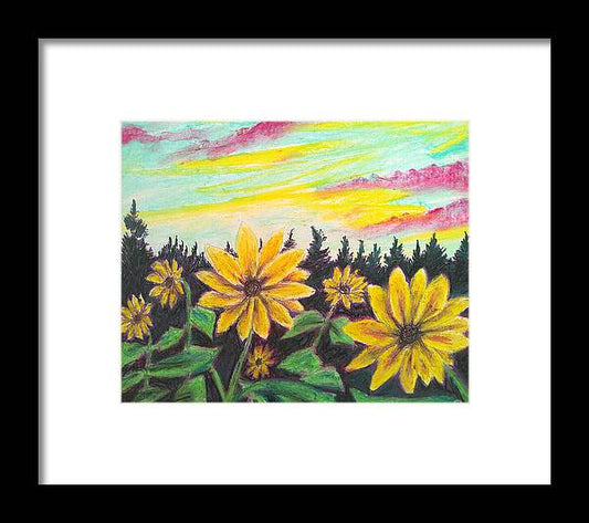 Sunflower Souls - Framed Print