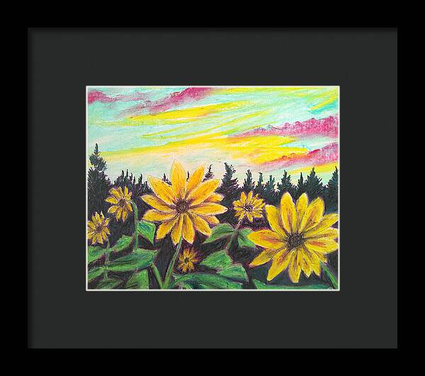 Sunflower Souls - Framed Print