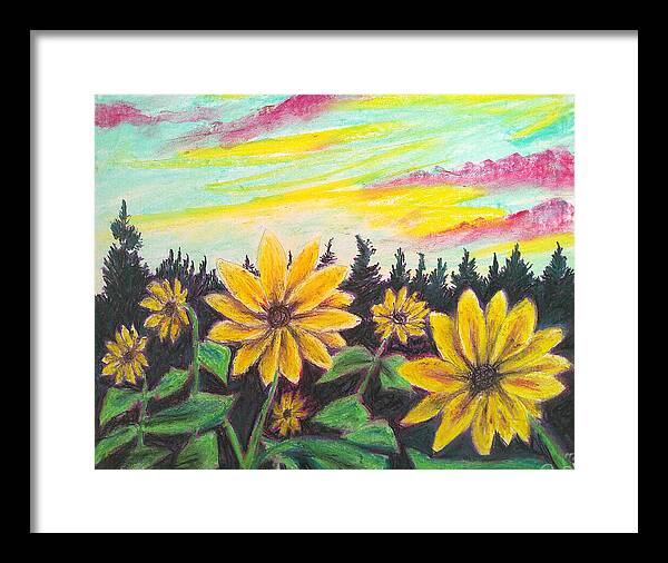 Sunflower Souls - Framed Print