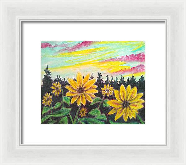 Sunflower Souls - Framed Print