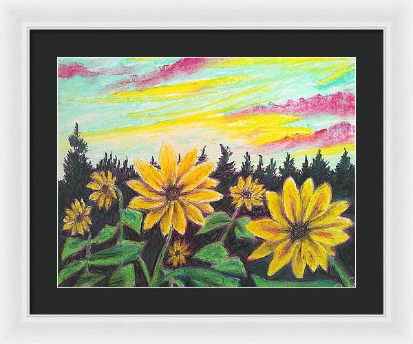 Sunflower Souls - Framed Print