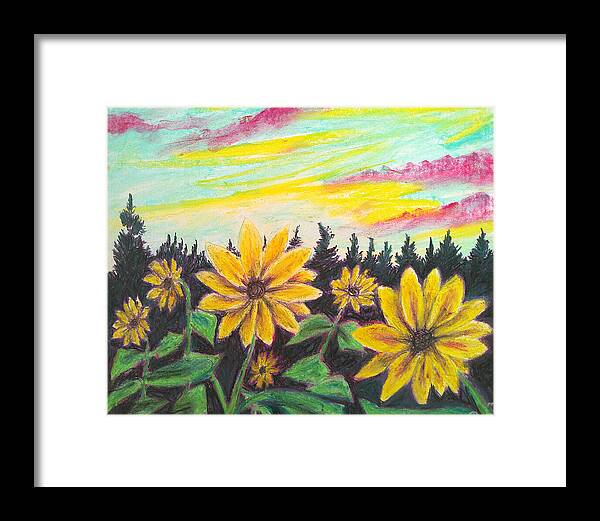 Sunflower Souls - Framed Print