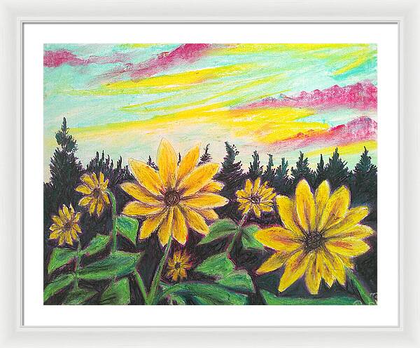 Sunflower Souls - Framed Print