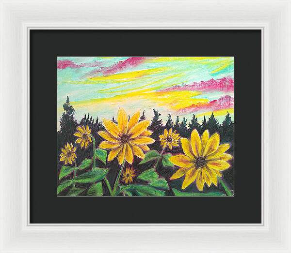 Sunflower Souls - Framed Print