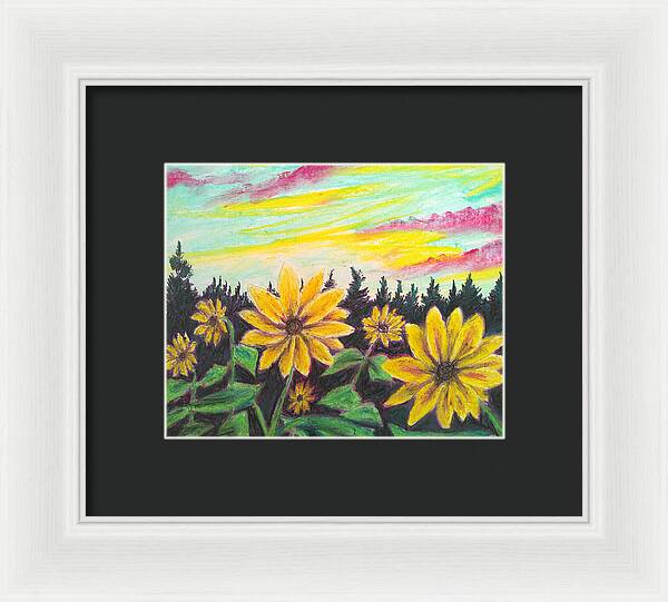 Sunflower Souls - Framed Print