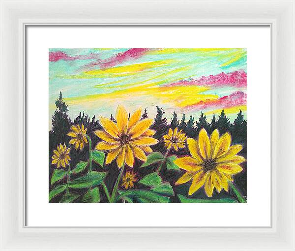 Sunflower Souls - Framed Print