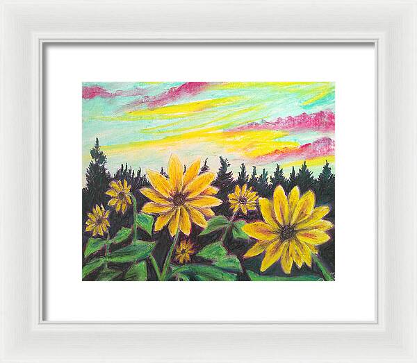 Sunflower Souls - Framed Print