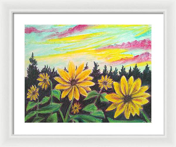 Sunflower Souls - Framed Print