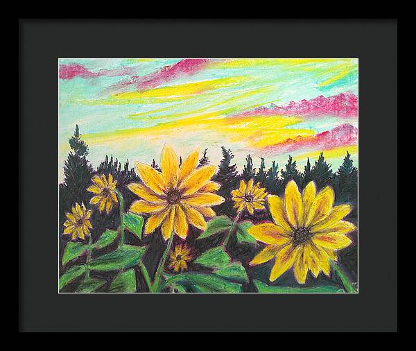 Sunflower Souls - Framed Print