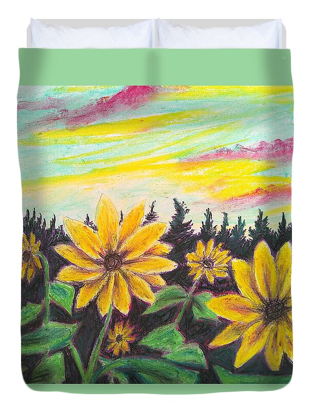 Sunflower Souls - Duvet Cover