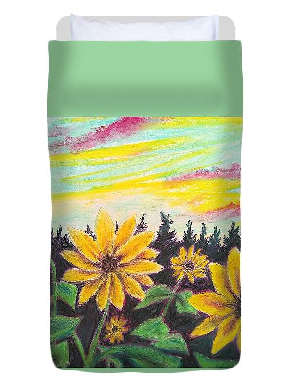 Sunflower Souls - Duvet Cover