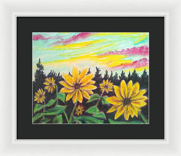 Sunflower Souls - Framed Print