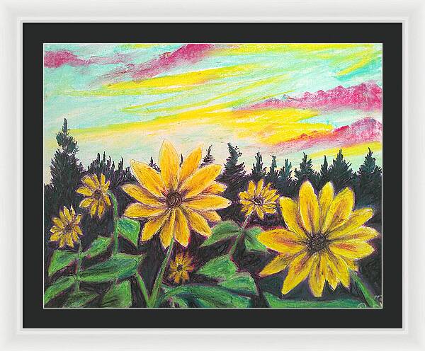 Sunflower Souls - Framed Print