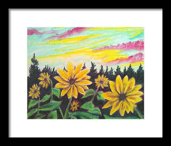 Sunflower Souls - Framed Print